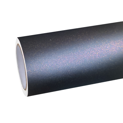 Matte Metallic Diamond Red Black Car Vinyl Wrap  01