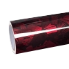 Gloss Red Forged Carbon Car Vinyl Wrap PET