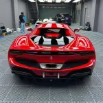 Gloss Ferrari Red Car Vinyl Wrap Sale