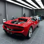 Gloss Ferrari Red Car Vinyl Wrap Sale