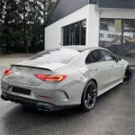Gloss Light Grey Car Vinyl Wrap 