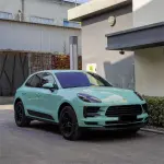 Gloss Light Mint Cragginess Green Car Vinyl Wrap PET