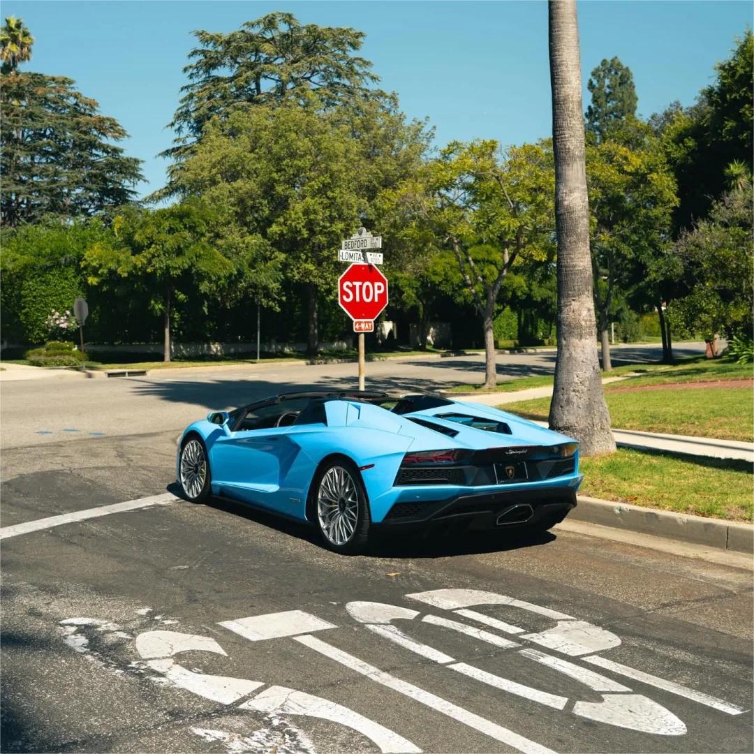 light sky blue car wrap