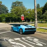 light sky blue car wrap
