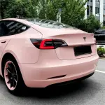 Gloss Pearl Baby Pink Car Vinyl Wrap PET
