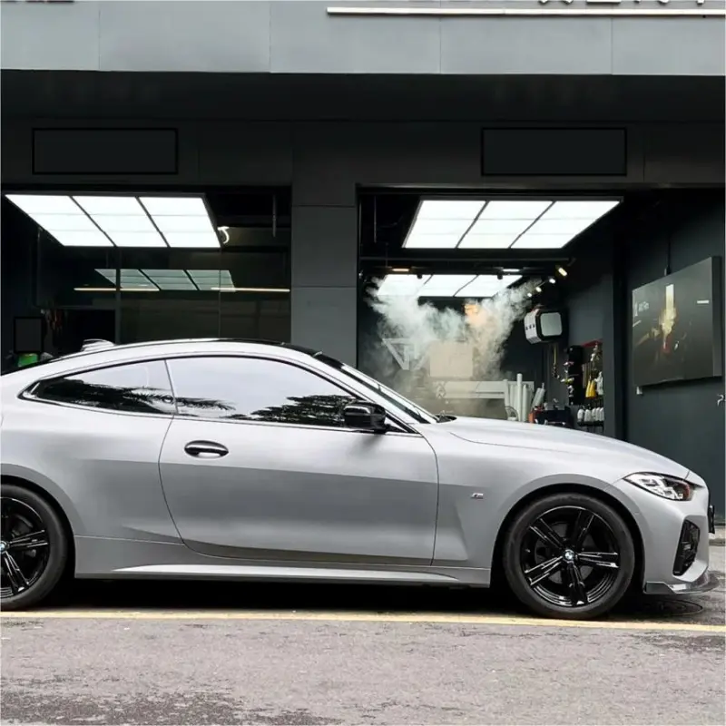 Matte Nardo Grey Car Vinyl Wrap