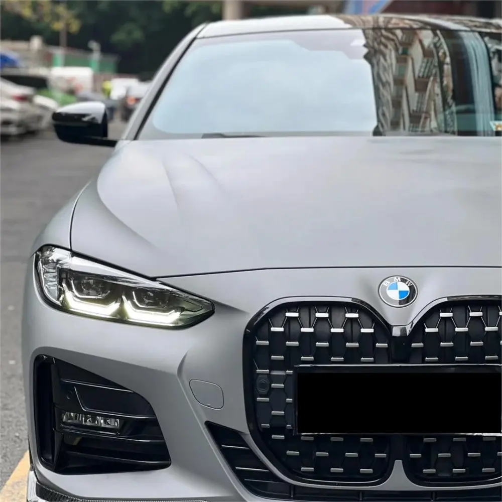 Matte Nardo Grey Car Vinyl Wrap