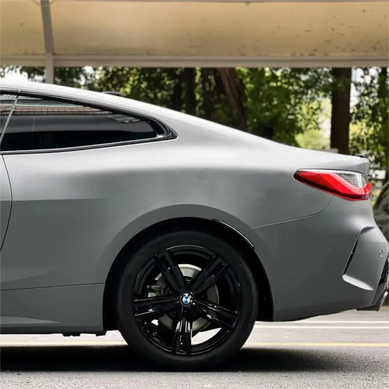 Matte Nardo Grey Car Vinyl Wrap