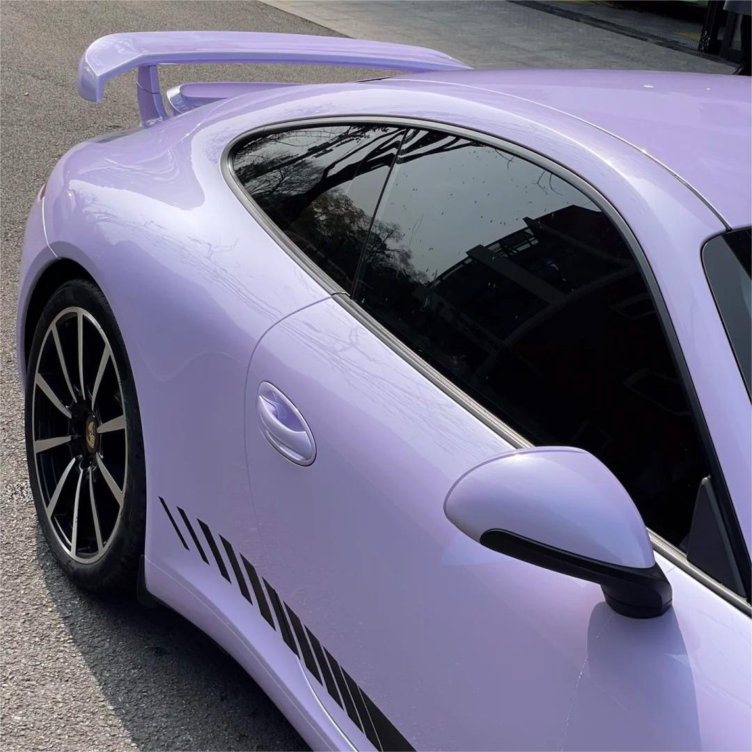 Gloss Voilet Light Purple Car Vinyl Wrap PET