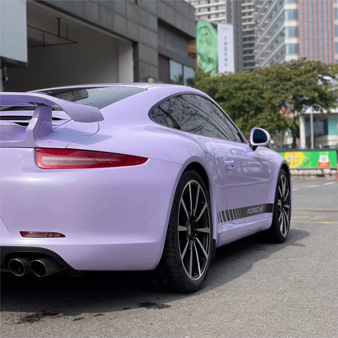 Gloss Voilet Light Purple Car Vinyl Wrap PET