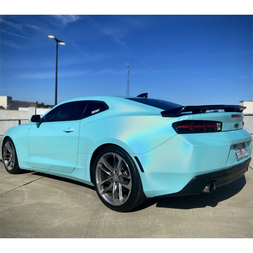 Gloss Rainbow Tiffany Blue Car Wrap | Metallic Rainbow Tiffany Blue Vinyl Wraps