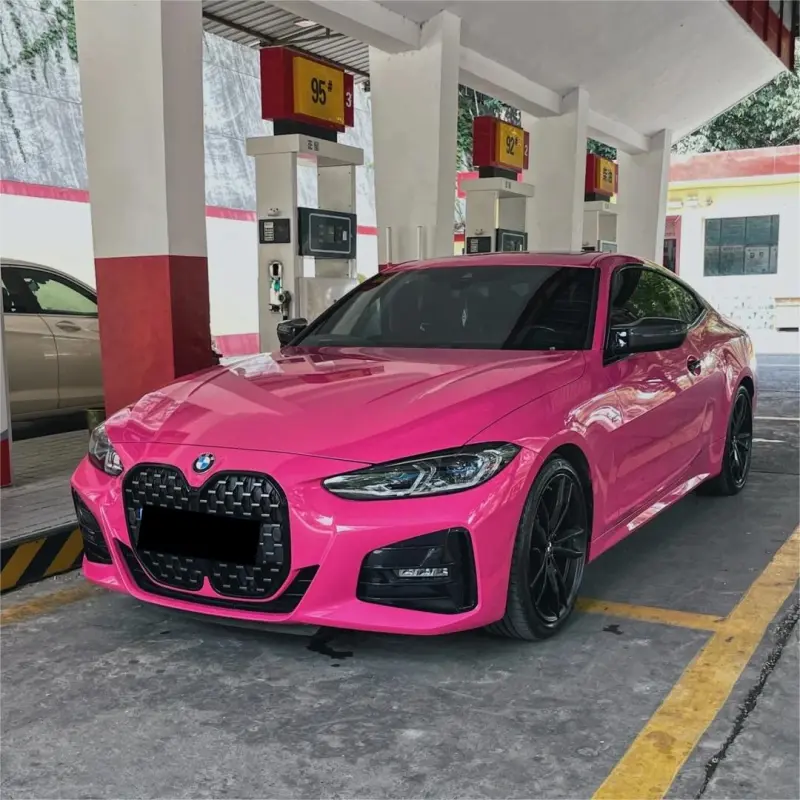 Gloss Rose Red Car Vinyl Wrap Sale