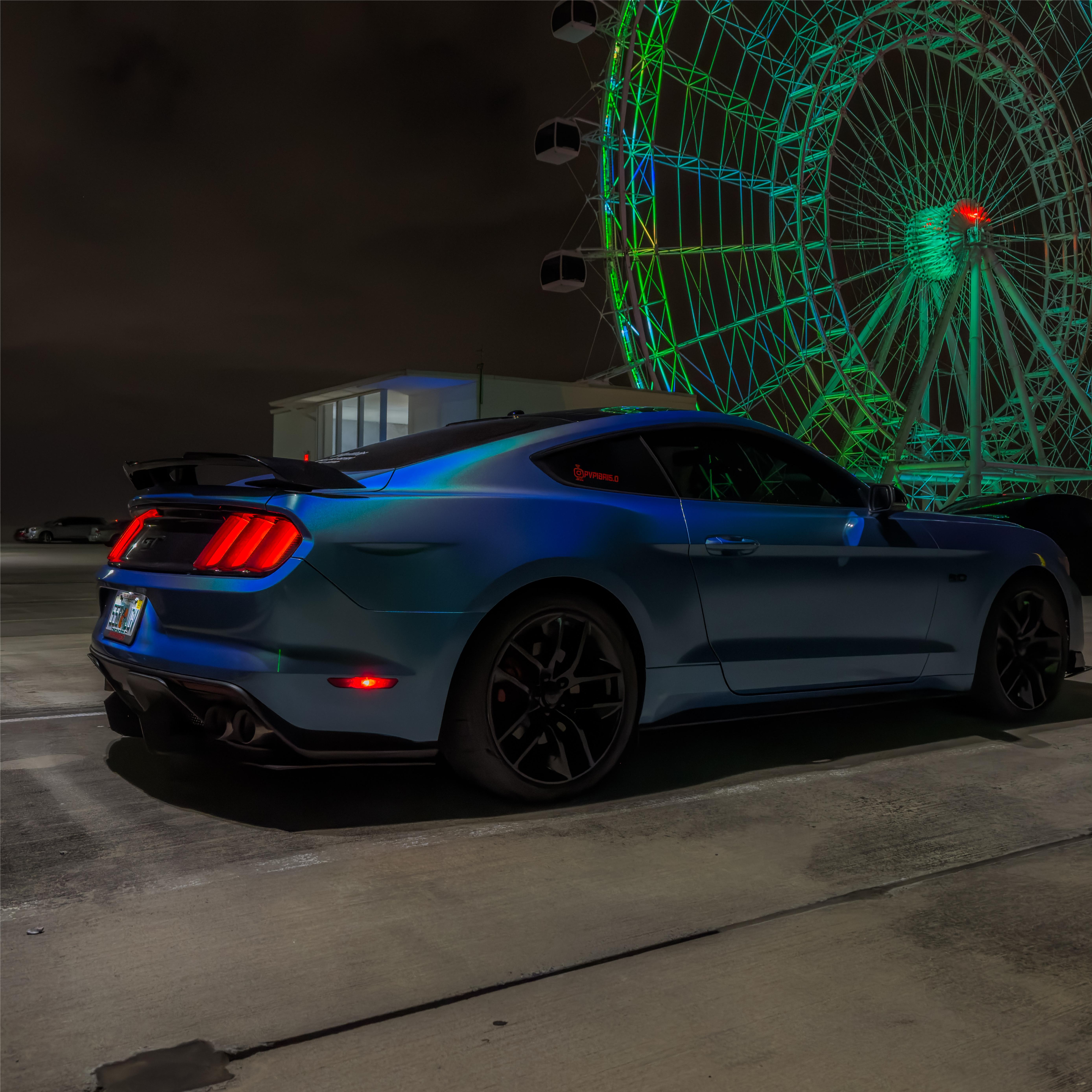 Gloss Metallic Rainbow Laser Blue Car Vinyl Wrap