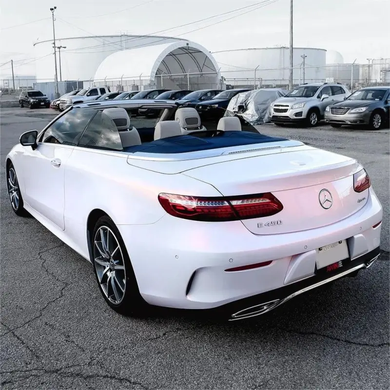 Gloss Metallic Chameleon Pearl Pink White Car Vinyl Wrap