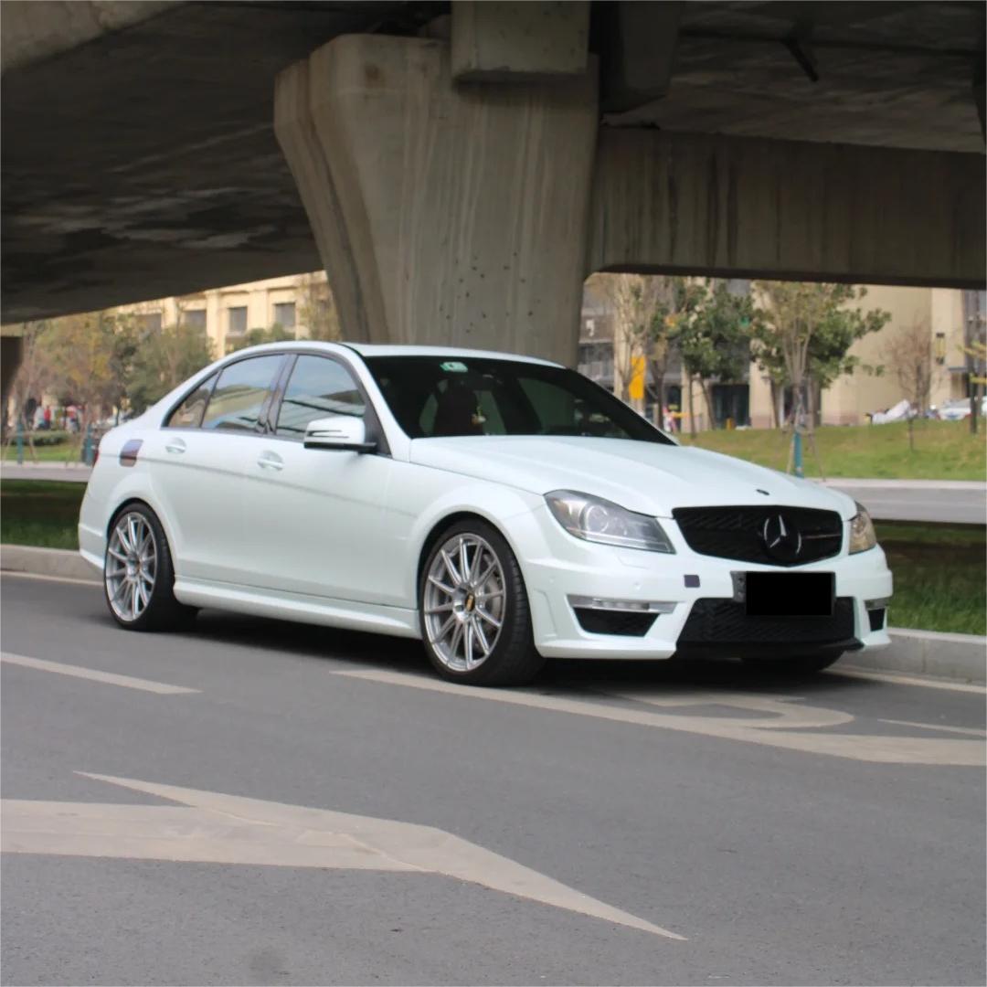 Matte Ultimate Flat Bluish White Car Vinyl Wrap 