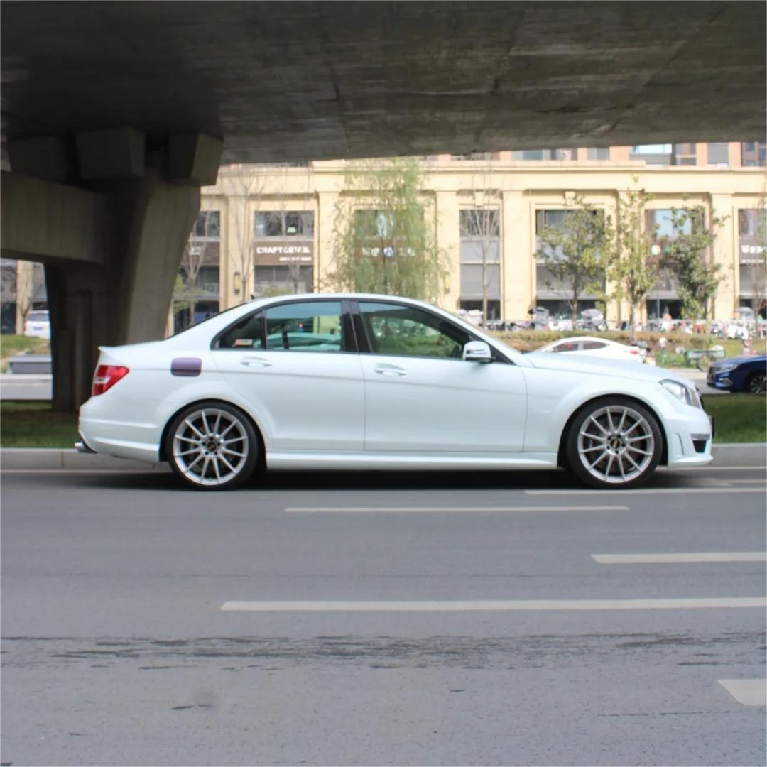 Matte Ultimate Flat Bluish White Car Vinyl Wrap 