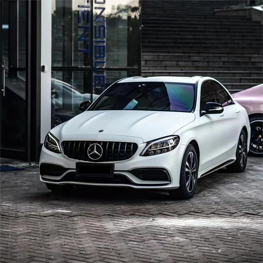 Matte Ultimate Flat Bluish White Car Vinyl Wrap 