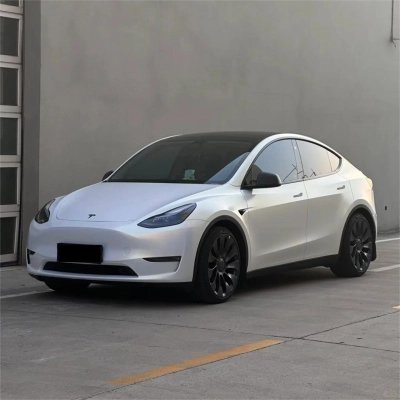 Matte Metallic Chameleon Gold White Car Vinyl Wrap Sale 02