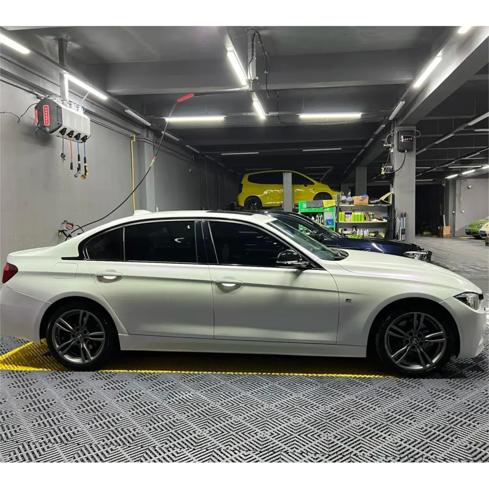 Matte Metallic Chameleon Purple White Car Vinyl Wrap Sale