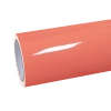 Gloss Coral Orange Car Vinyl Wrap PET