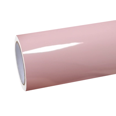 Gloss Crystal Peach Pink Car Vinyl Wrap PET 01