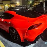 Gloss Fluorescent Orange Car Vinyl Wrap