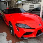 Gloss Fluorescent Orange Car Vinyl Wrap