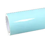 Gloss Light Blue Car Vinyl Wrap