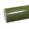 Gloss Military Green Car Vinyl Wrap PET 