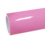 Gloss Crystal Light Pink Car Vinyl Wrap PET