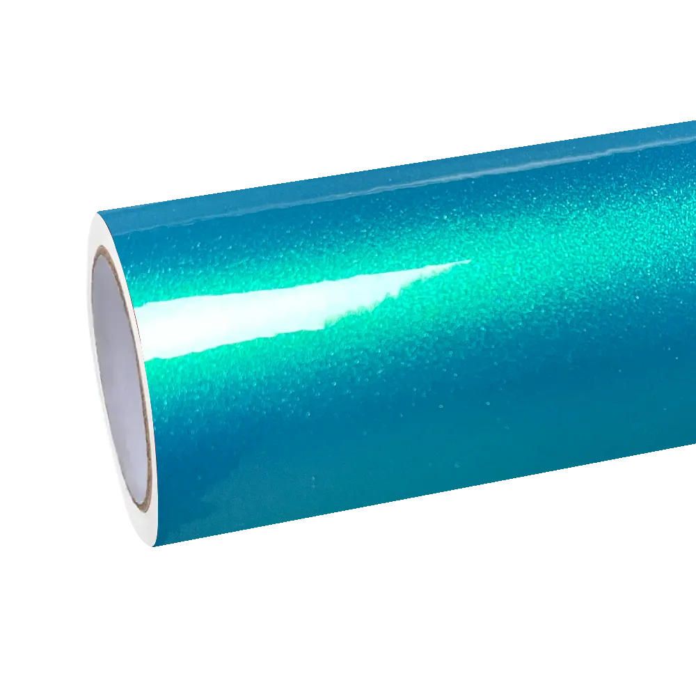 Gloss Metallic Atomic Teal Car Vinyl Wrap