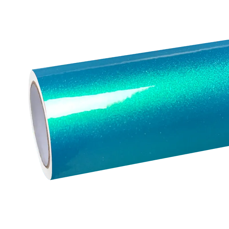 Gloss Metallic Atomic Teal Car Vinyl Wrap