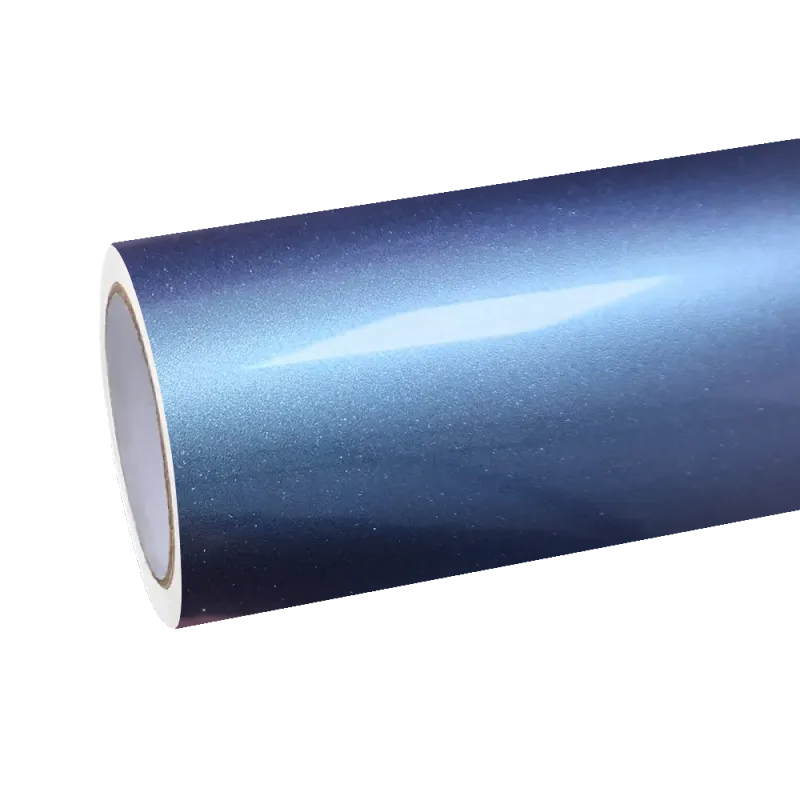 Gloss Metallic Chameleon Grey Purple Car Vinyl Wrap