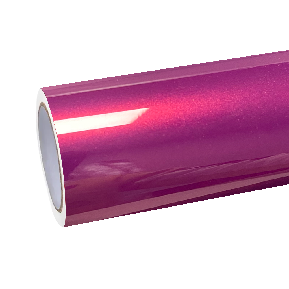 Gloss Metallic Pagoda Red Car Vinyl Wrap PET