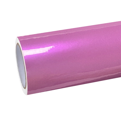 Gloss Metallic Liquid Pink Car Vinyl Wrap PET 01