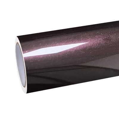 Gloss Metallic Tourmalie Red Car Vinyl Wrap PET 01