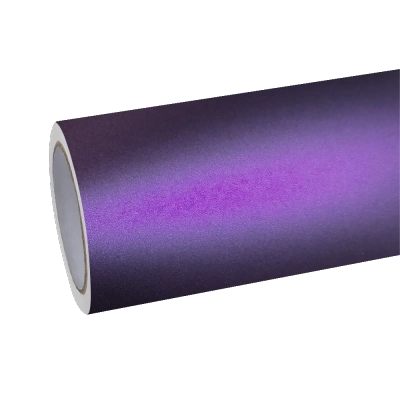 Matte Magic Purple Russian Violet Purple Car Vinyl Wrap PET 01