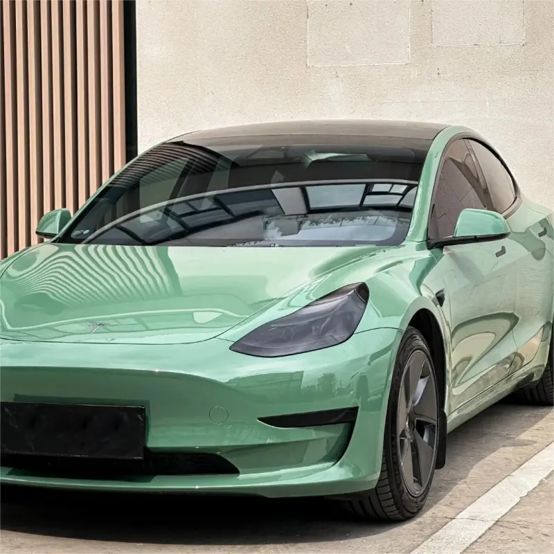 Gloss Army Green Car Vinyl Wrap Sale