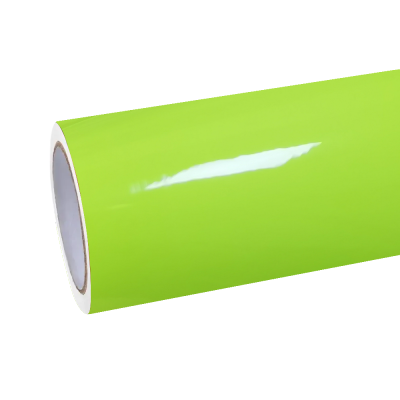 Gloss Apple Green Car Vinyl Wrap PET 01