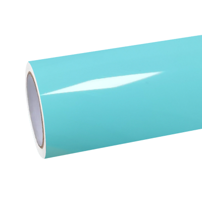 Glossy Crystal Tiffany Blue Car Vinyl Wrap PET 01