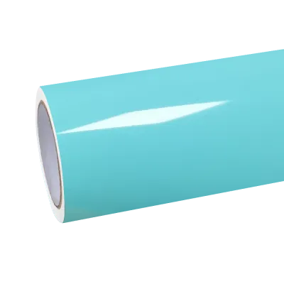 Gloss Tiffany Blue Car Vinyl Wrap 01