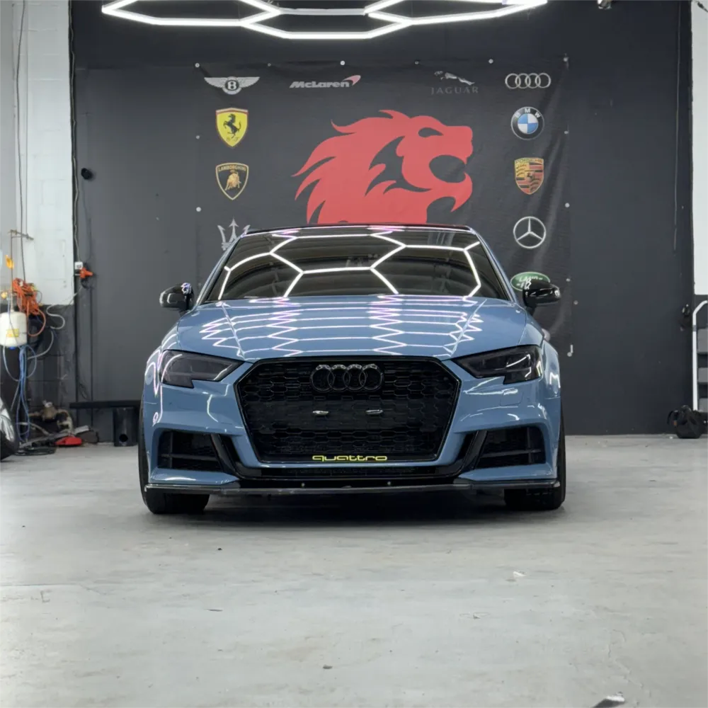 Best Gloss China Blue Vinyl Wrap China Blue Car Wraps ALUKOVINYL