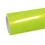 Gloss Fluorescent Neon Yellow Car Vinyl Wrap