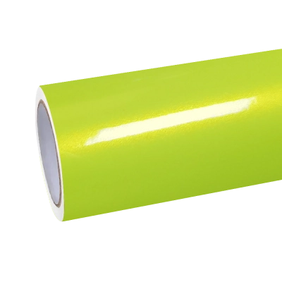 Gloss Fluorescent Neon Yellow Car Vinyl Wrap 01