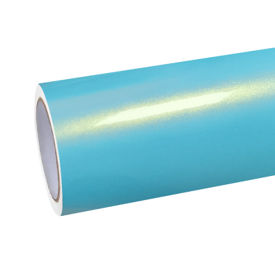 Gloss Metallic Ice Blue Car Vinyl Wrap 01