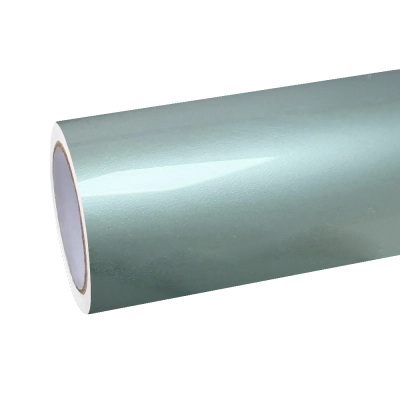 Gloss Metallic Liquid Alpine Green Car Vinyl Wrap PET 01