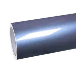Gloss Metallic Navy Blue Car Vinyl Wrap