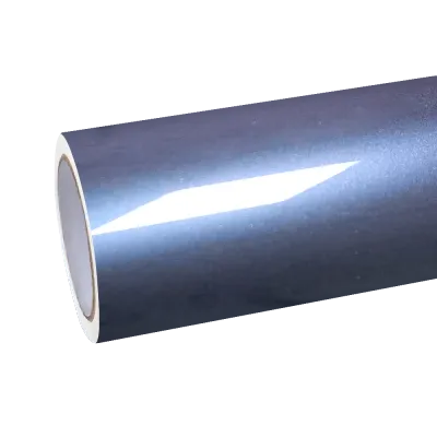 Gloss Metallic Navy Blue Car Vinyl Wrap 01