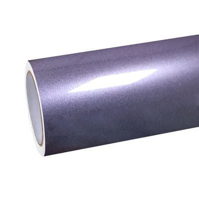 Gloss Metallic Violet Grey Car Vinyl Wrap Bentley 01