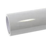 Gloss Light Grey Car Vinyl Wrap 